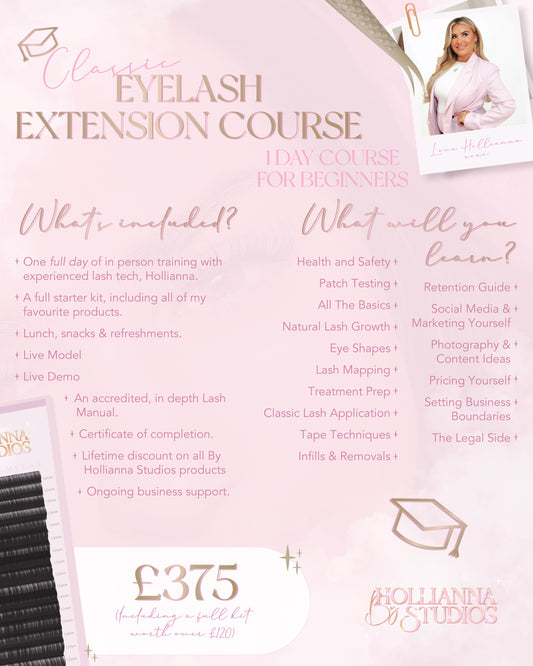 Beginners Classic Eyelash Extension Course