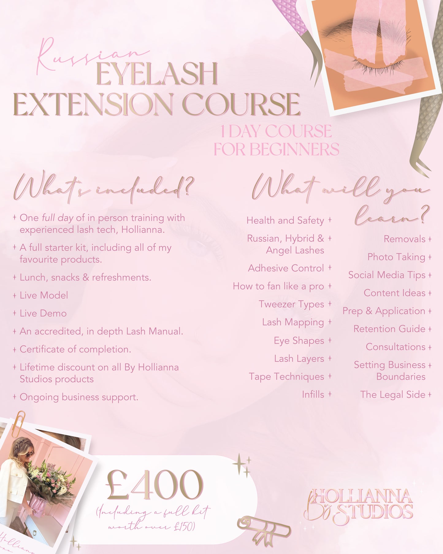 Beginners Russian Eyelash Extension Course